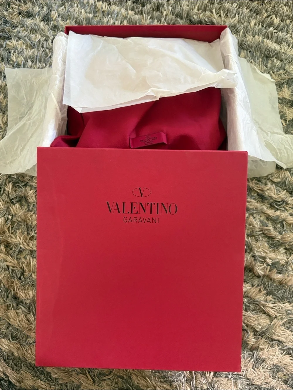 Valentino Garavani Gray Braided Leather Boots Size 39 Box Dustbag Heels 2.5”